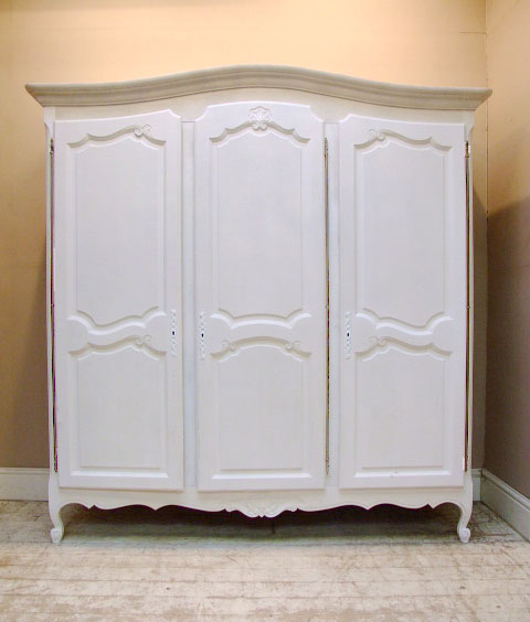 provencal style french 3 door armoire